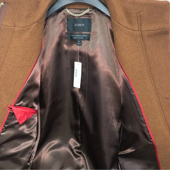 J.Crew Brown Trench Coat - Picture 4 of 5